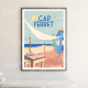 Affiche MARCEL TRAVEL POSTERS Cap Ferret Cabane à huitres format 30x40cm