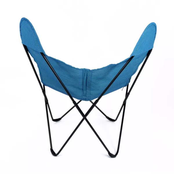 Fauteuil Butterfly PAPILLO papillon AA en acier époxy avec housse toile Batyline - 5 coloris