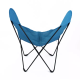 Fauteuil Butterfly PAPILLO papillon AA en acier époxy avec housse toile Batyline - 5 coloris