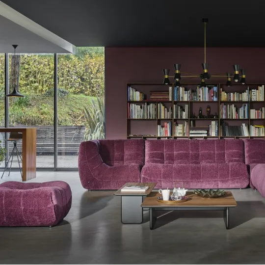 Pouf sur roulettes Sawa 82cm RALPH M Tissu Impétueuse - 14 coloris
