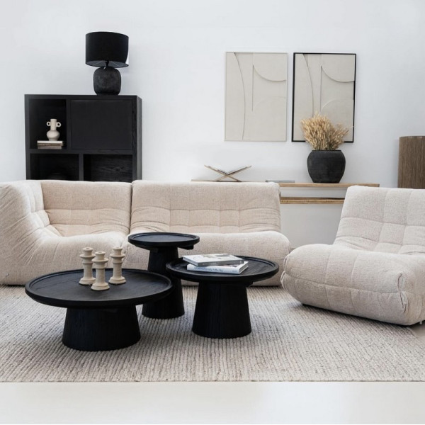 Canapé Lounge 2 places 1m40 RALPH M Tissu Impétueuse - 14 coloris