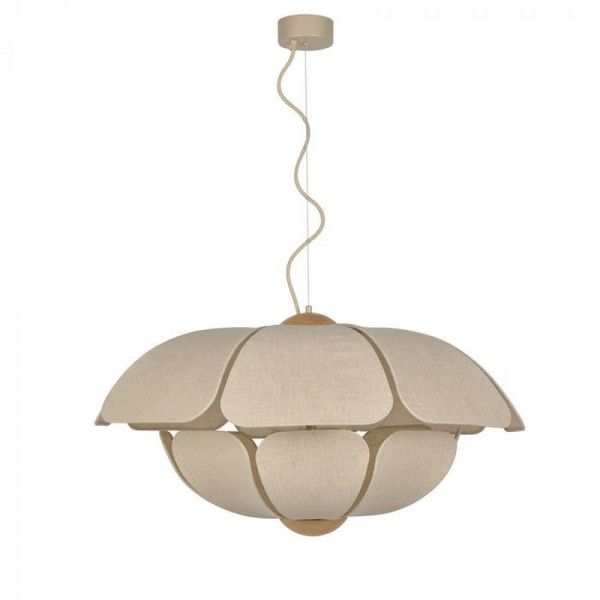 Suspension Coquillage 1l MARKET SET Lin écru - 2 tailles