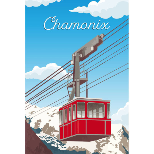 Toile Chamonix CEANOTHE 45x65cm