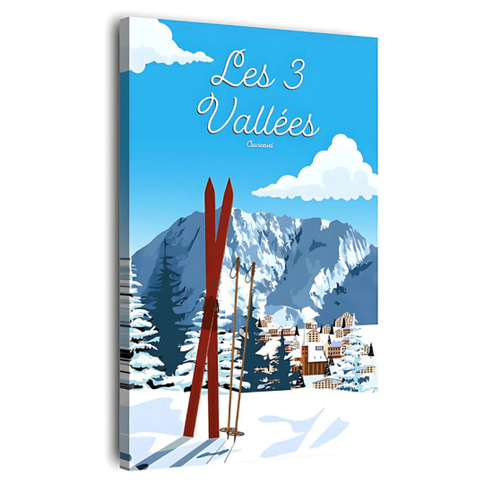 Toile Courchevel CEANOTHE 45x65cm