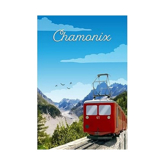 Toile Chamonix 2 CEANOTHE 30X45cm