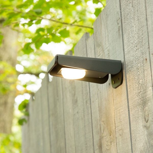 Applique CHABANNE Eclairage solaire ROC 213 60-500lumens détecteur de présence - 2 coloris