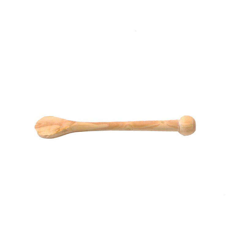 Cuillère à Moutarde En Bois De Buis - Longueur 11 Cm - Neuf Sous Sachet
