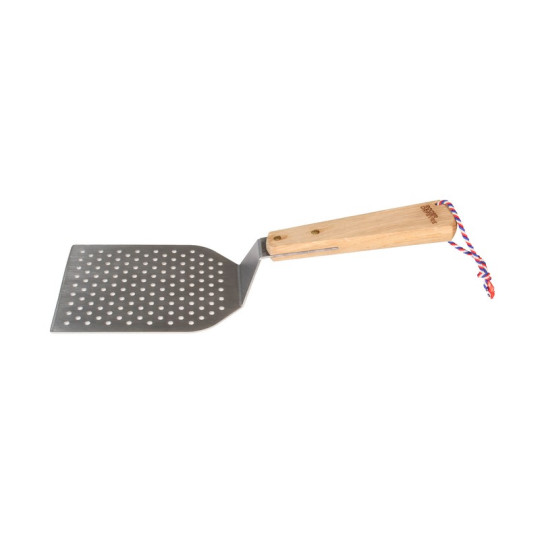 Spatule large barbecue ROGER ORFEVRE manche chêne huilé