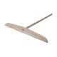 Râteau à crêpes ROGER ORFEVRE plat en bois de hêtre 30cm