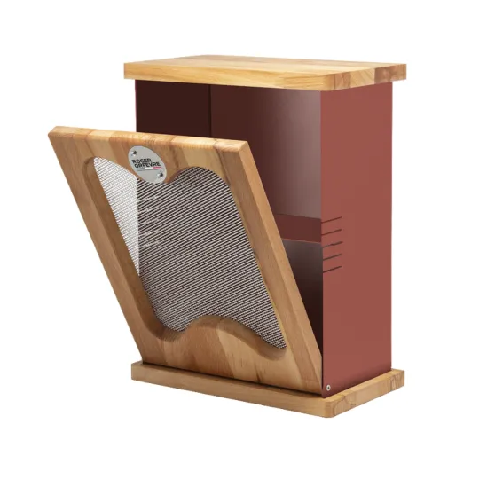 Garde-manger à 2 étages ROGER ORFEVRE bois et galva - 3 coloris