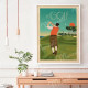 Affiche MARCEL TRAVEL POSTERS Le Golf format 30x40cm