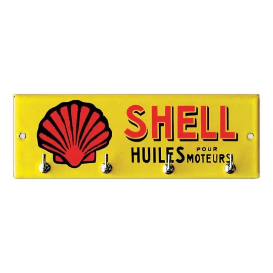 Accroche clés ou torchons EMAIL REPLICA Shell 20x6.5cm