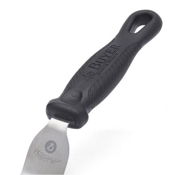Spatule pâtissière coudée DE BUYER FKO en inox - 3 tailles