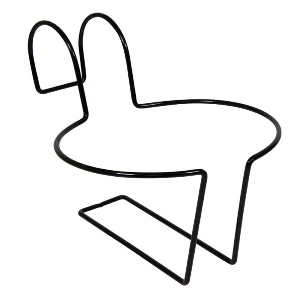 Porte-pots LOUIS MOULIN Basics crochet 15-20cm noir pour balcon