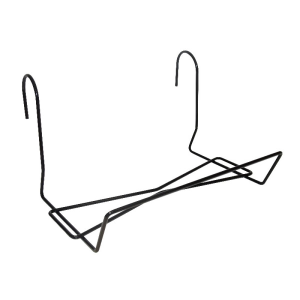 Support jardinière LOUIS MOULIN Basics crochet fil noir 35x19cm pour balcon