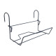 Support jardinière LOUIS MOULIN crochet fil 35x14cm pour balcon - 2 coloris