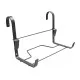 Support jardinière LOUIS MOULIN fer plat 35x14cm anthracite pour balcon