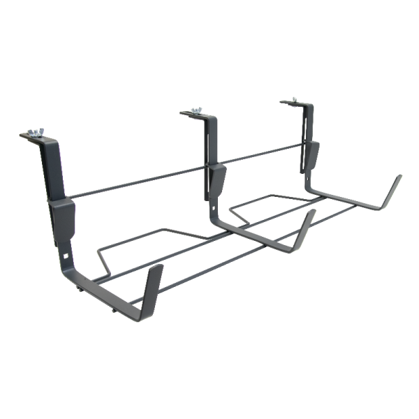 Support jardinière LOUIS MOULIN fixations réglables 60x18cm anthracite