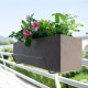 Support XL jardinière LOUIS MOULIN classique fil 45x18cm anthracite