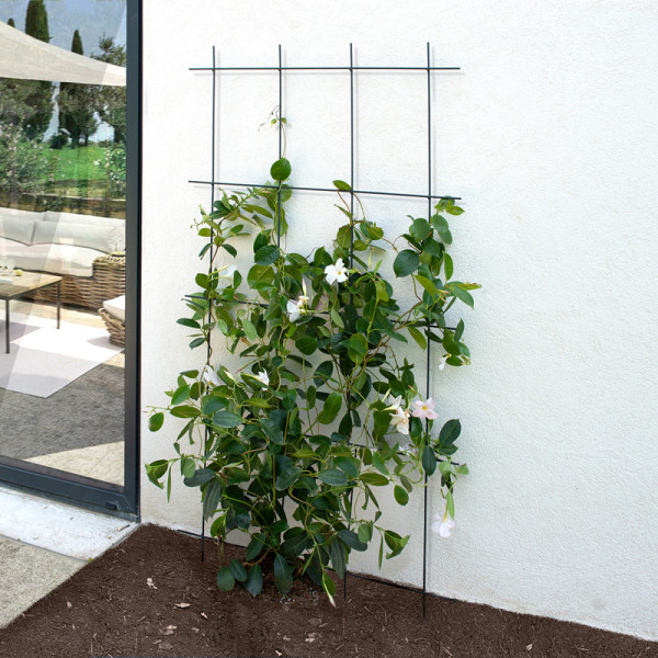 Treillage mural LOUIS MOULIN colonne 140x75cm Anthracite