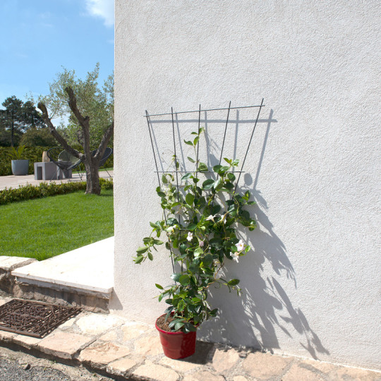 Treillage mural LOUIS MOULIN éventail fer vieilli 140x75cm