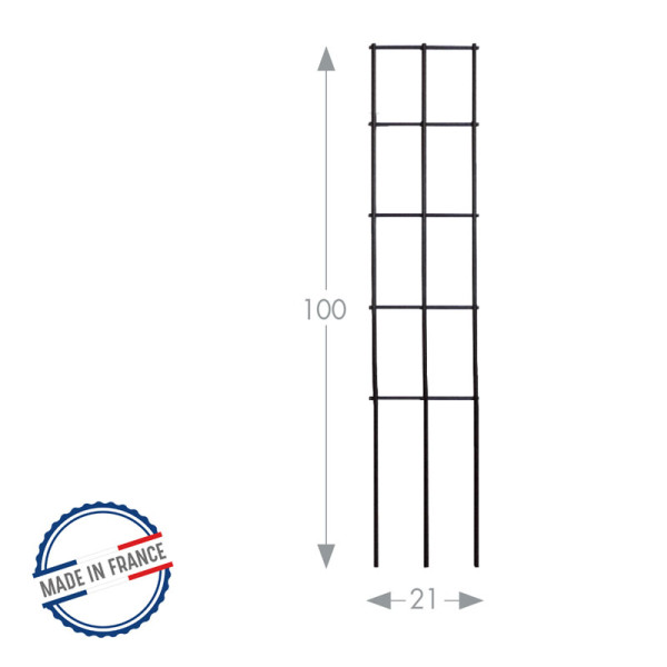 Treillage à piquer LOUIS MOULIN 21x100cm fer vieilli