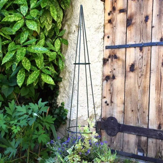 Support Tipis tuteur pour grimpantes LOUIS MOULIN en 20x100cm vert sapin