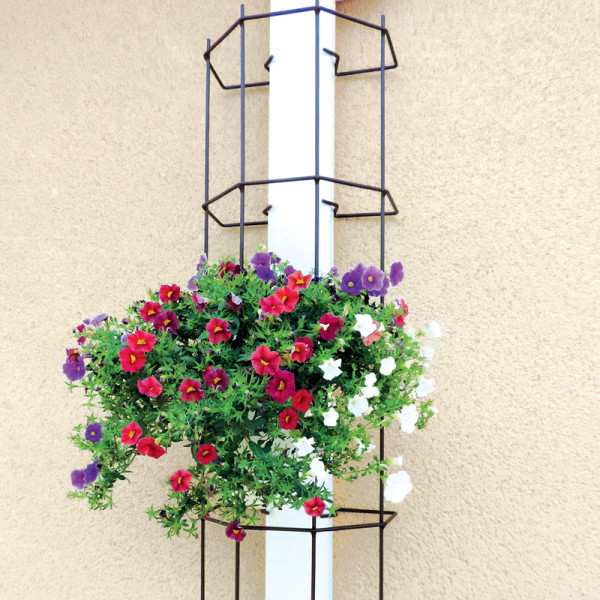 Cache gouttière clipsable LOUIS MOULIN 25x90cm fer vieilli