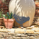 Figurine à piquer LOUIS MOULIN Poule décoration jardin en acier 28x39cm - 2 coloris