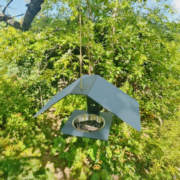 Mangeoire LOUIS MOULIN Zéphyr décoration jardin en acier - 2 coloris