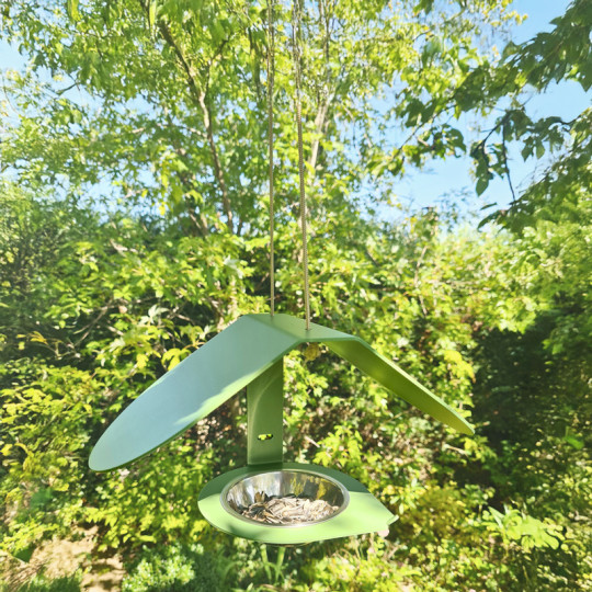 Mangeoire LOUIS MOULIN Alizé décoration jardin en acier - 2 coloris