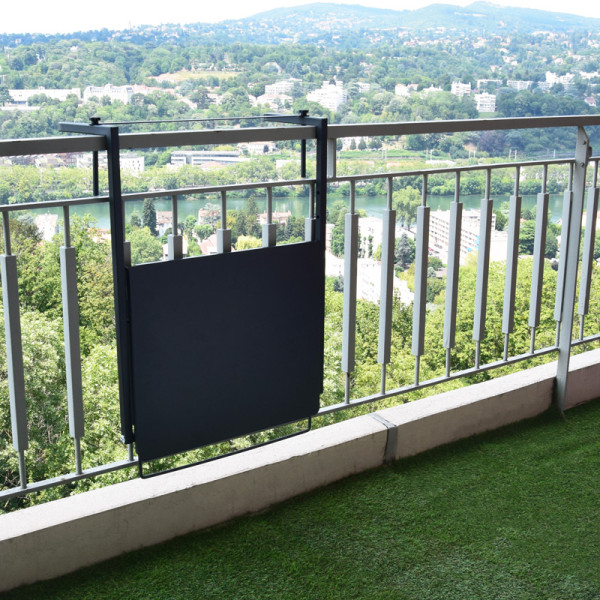 Table de balcon LOUIS MOULIN Soléa réglable 55x45cm - 2 coloris