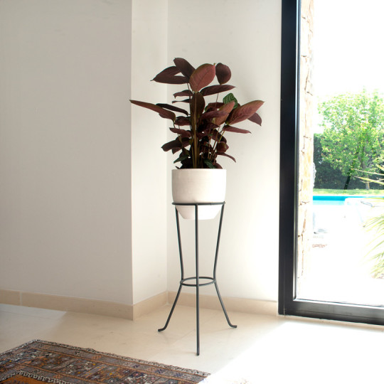 Porte plantes LOUIS MOULIN Adèle hauteur 56cm pour pot 20-22cm anthracite