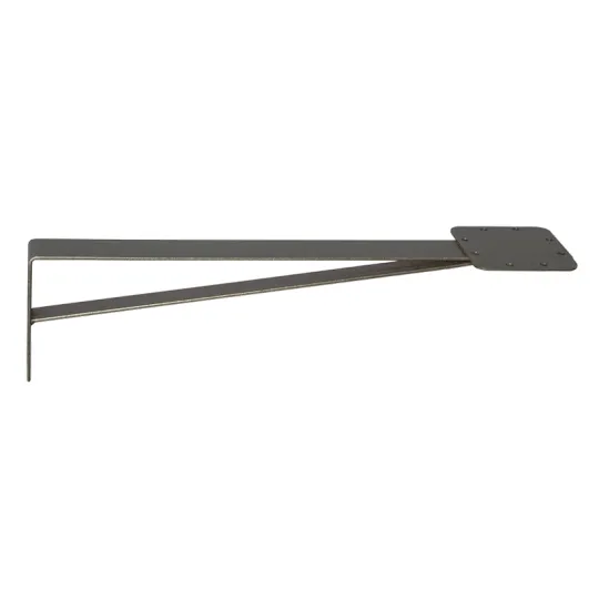 Equerre LOUIS MOULIN anthracite pour fixation Girouette en façade
