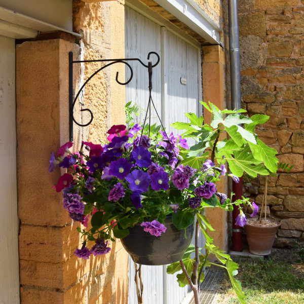 Potence fil LOUIS MOULIN Classique volute 32x30cm - 2 coloris