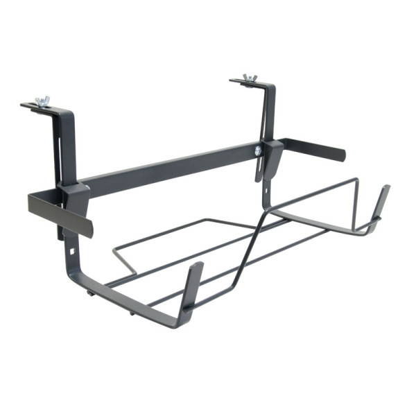 Support jardinière extensible LOUIS MOULIN extensible 44 à 65x18cm fer plat anthracite