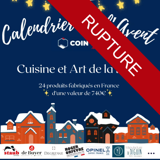 Calendrier de l'Avent Cuisine et Art de la Table Made In France (Valeur 740€) - Noel 2025