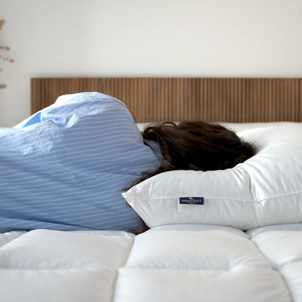 Oreiller DROUAULT Arosa Light moelleux allégé duvet d'oie - 2 tailles