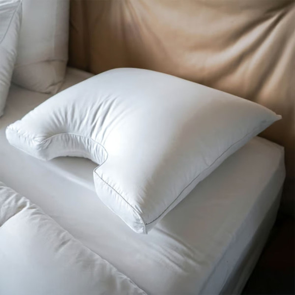 Oreiller DROUAULT Palladium Ergonomique moelleux duvet d'oie 50x60cm