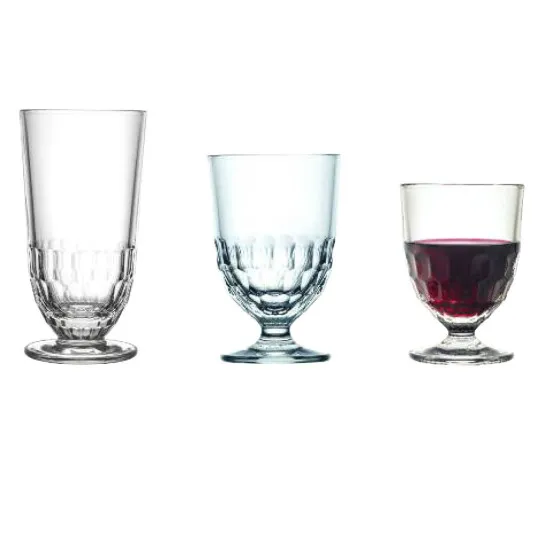 6 Verres Artois LA ROCHERE - 3 tailles