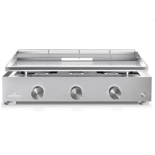 Plancha gaz Simplicity 3 feux Inox Verycook