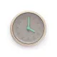 Horloge murale GONE'S Toupie bois et béton - 4 coloris