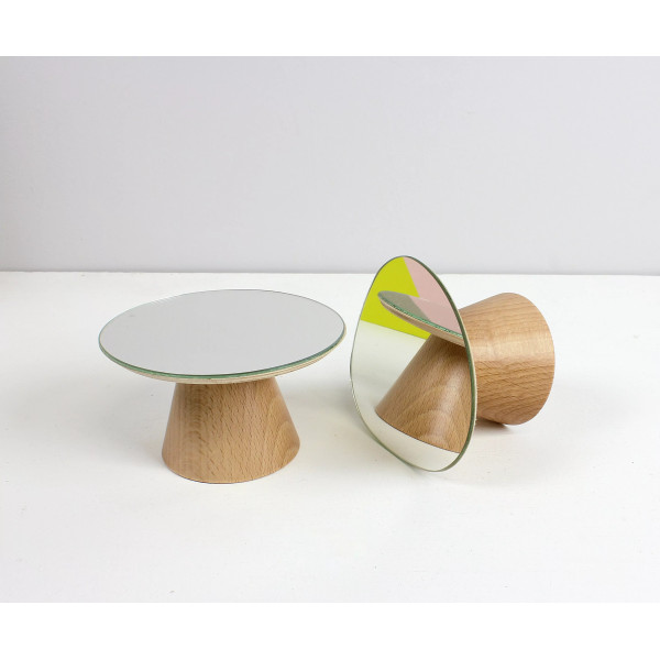 Patère miroir REINE MERE bolet grand modèle