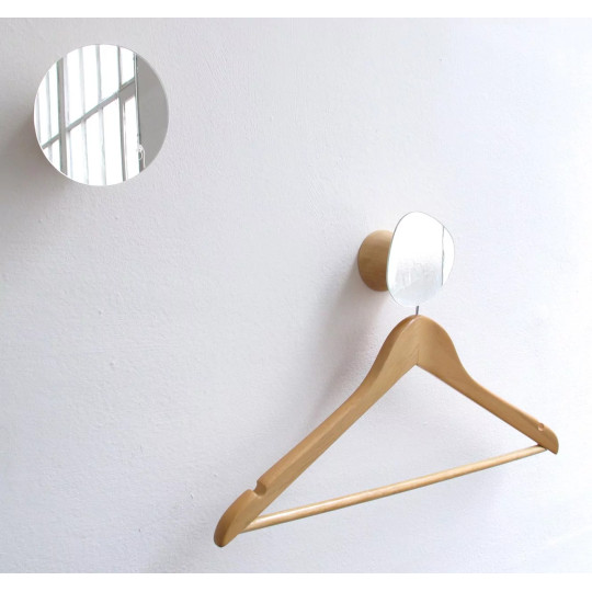 Patère miroir REINE MERE bolet grand modèle