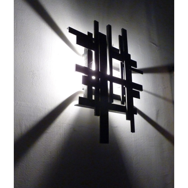 Applique murale CLF CREATION Owel en métal brut