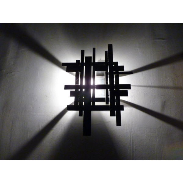 Applique murale CLF CREATION Owel en métal brut