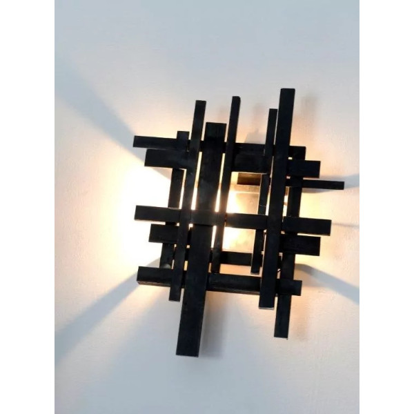 Applique murale CLF CREATION Owel en métal brut