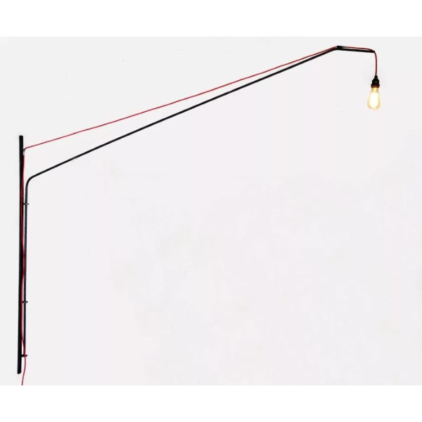 Applique murale déportée CLF CREATION Turkana en métal brut