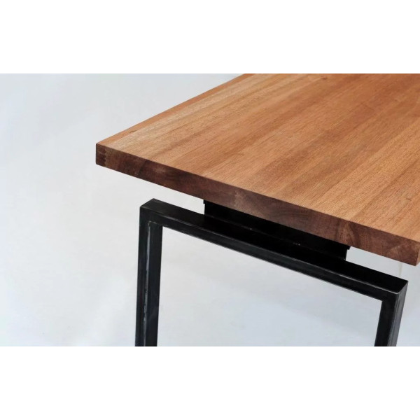 Table de repas CLF CREATION Vostok métal et bois 200x70x75cm