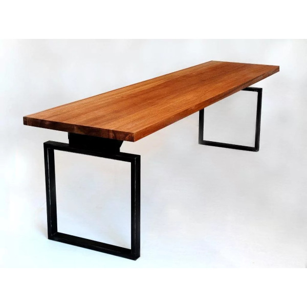 Table de repas CLF CREATION Vostok métal et bois 200x70x75cm